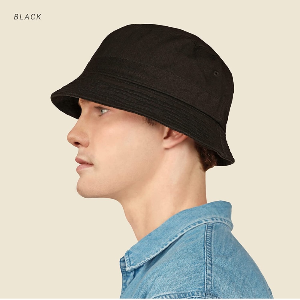 NWOT Black Bucket Hat